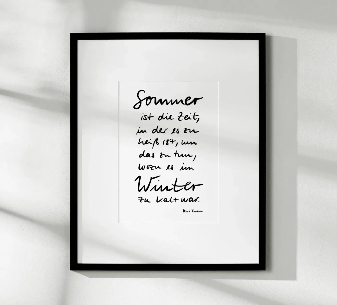 Estate e inverno poster da keinkonzept