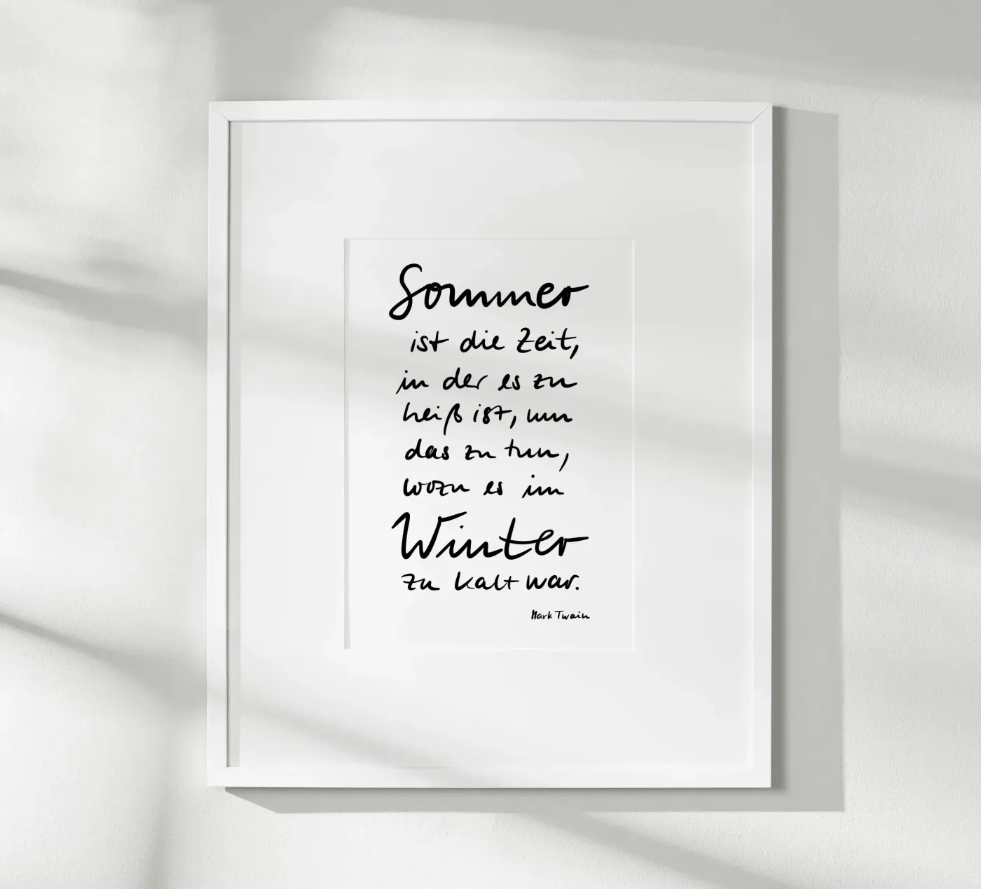 Estate e inverno poster da keinkonzept