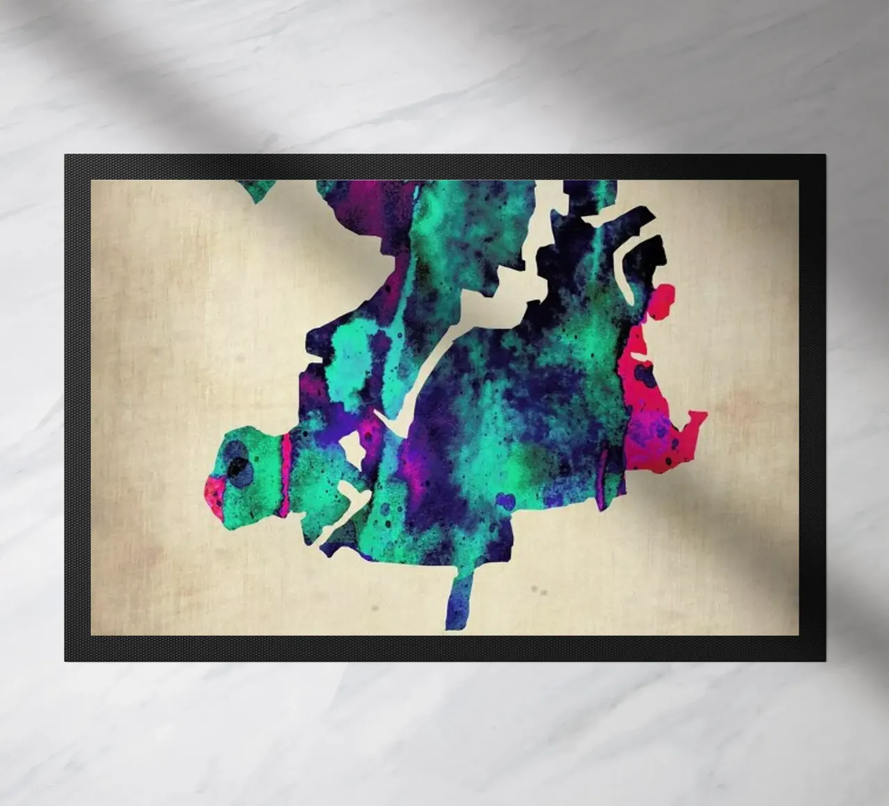 Copenhagen Watercolor Map zerbino da Naxart