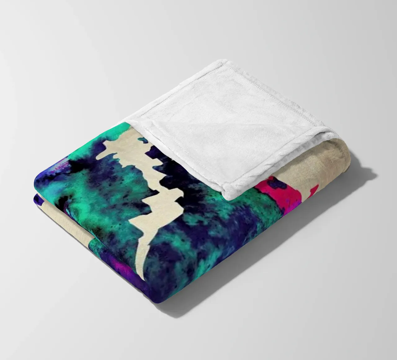 Copenhagen Watercolor Map coperta in pile da Naxart