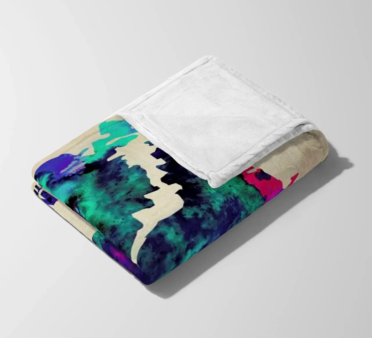 Copenhagen Watercolor Map coperta in pile da Naxart