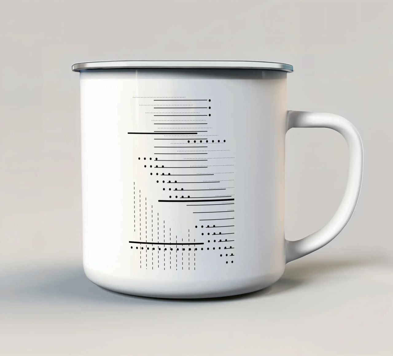 CrazyChaos 2.0 tazza in smalto da justanotherartside