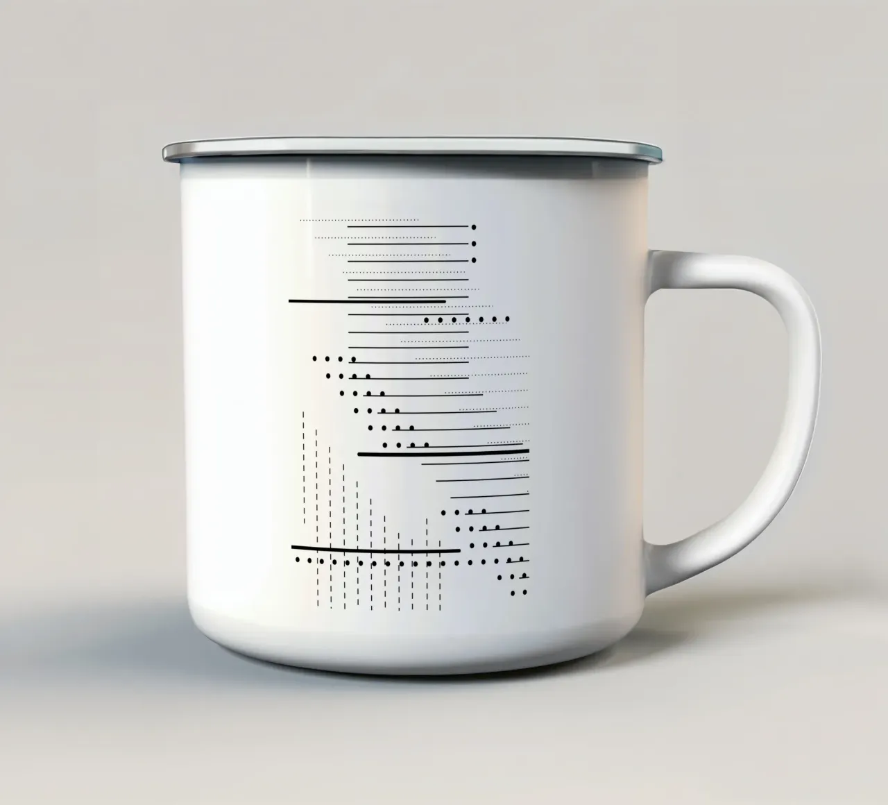 CrazyChaos 2.0 tazza in smalto da justanotherartside