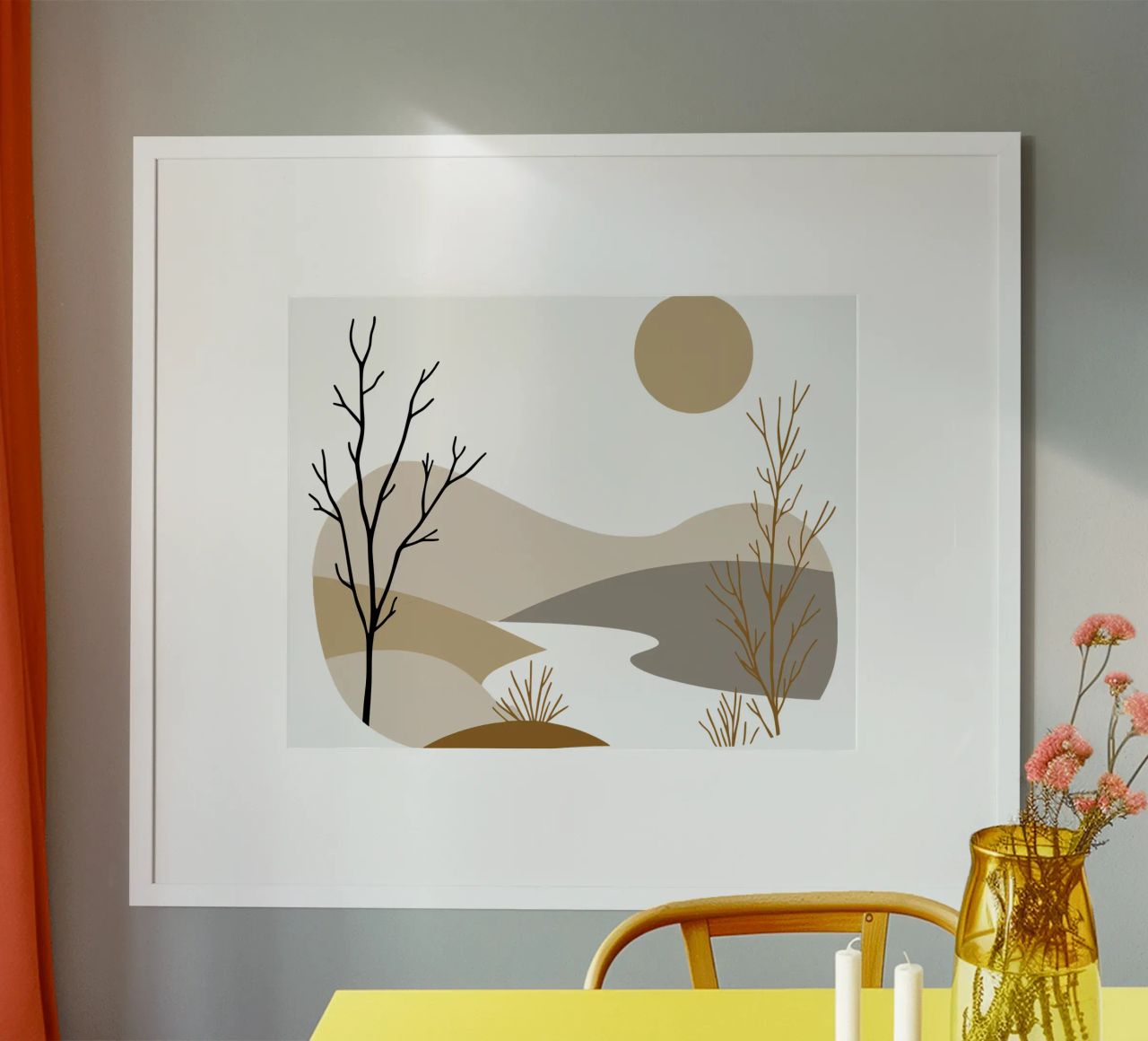 Minimalist Landscape poster by artdesign1985