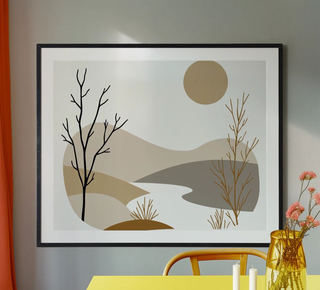 Minimalist Landscape poster by artdesign1985