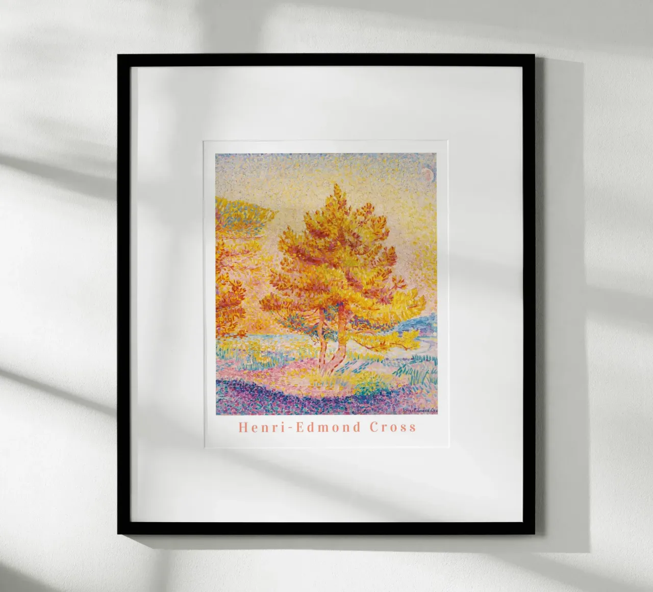 Henri Edmond Cross, impressionista francese Arte colorata poster con telaio in plastica da ArtHaus