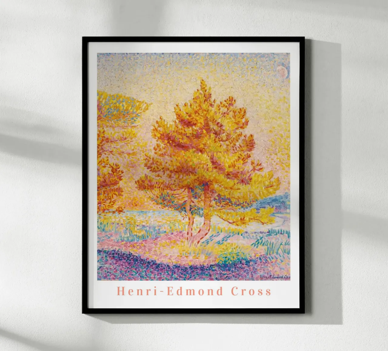 Henri Edmond Cross, impressionista francese Arte colorata poster con telaio in plastica da ArtHaus