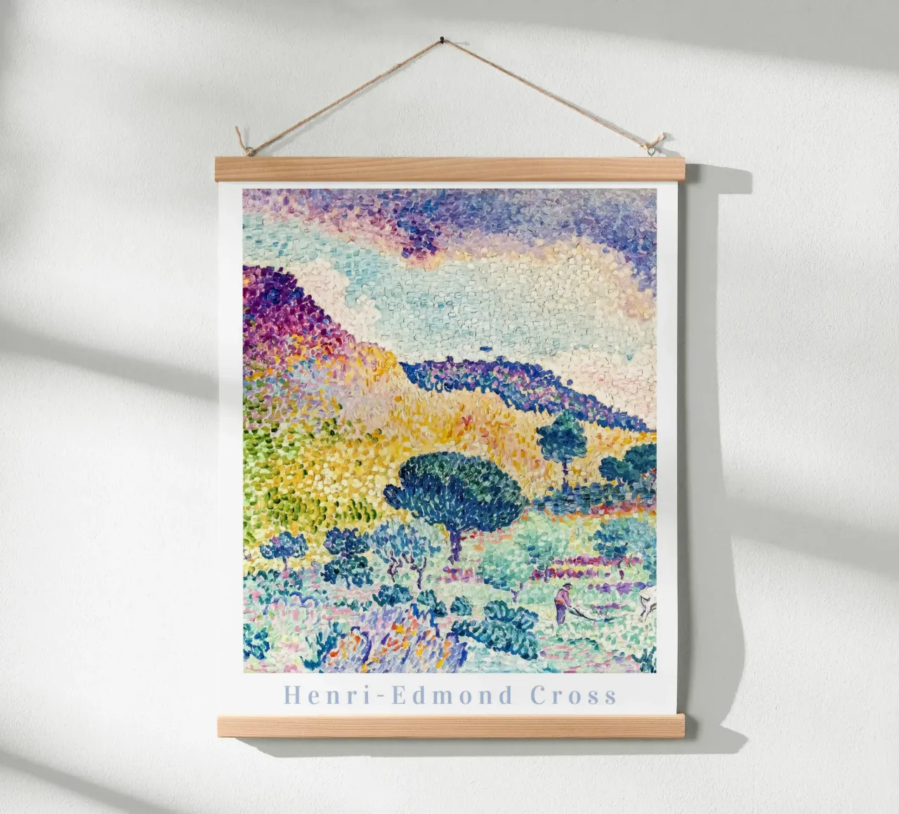 Henri Edmond Cross, Stampa colorata Arte impressionista francese poster con telaio in plastica da ArtHaus