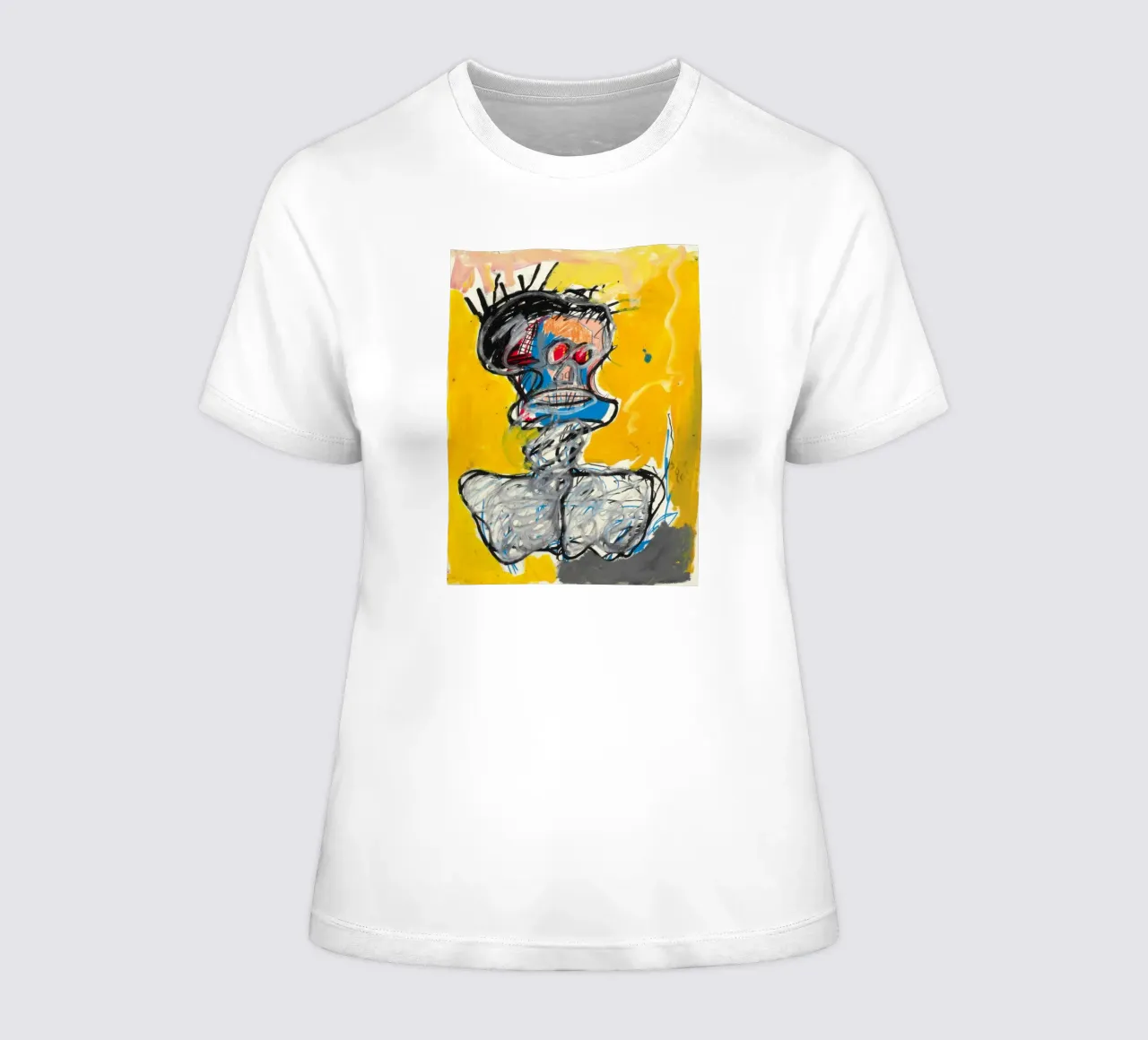 Abstract Chaos women's fitted t-shirt by Kunst und Kontrast