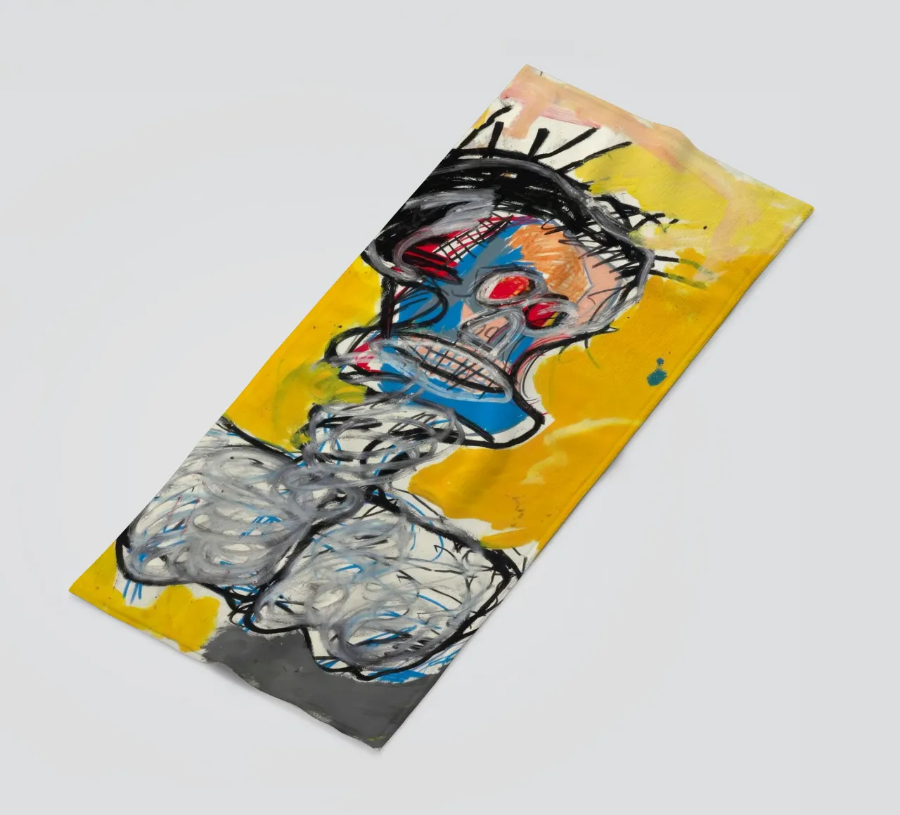 Abstract Chaos beach towel by Kunst und Kontrast