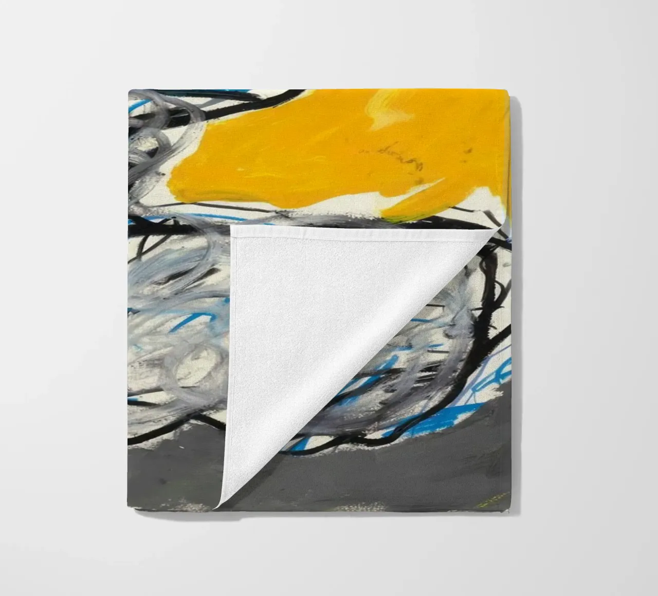 Abstract Chaos beach towel by Kunst und Kontrast