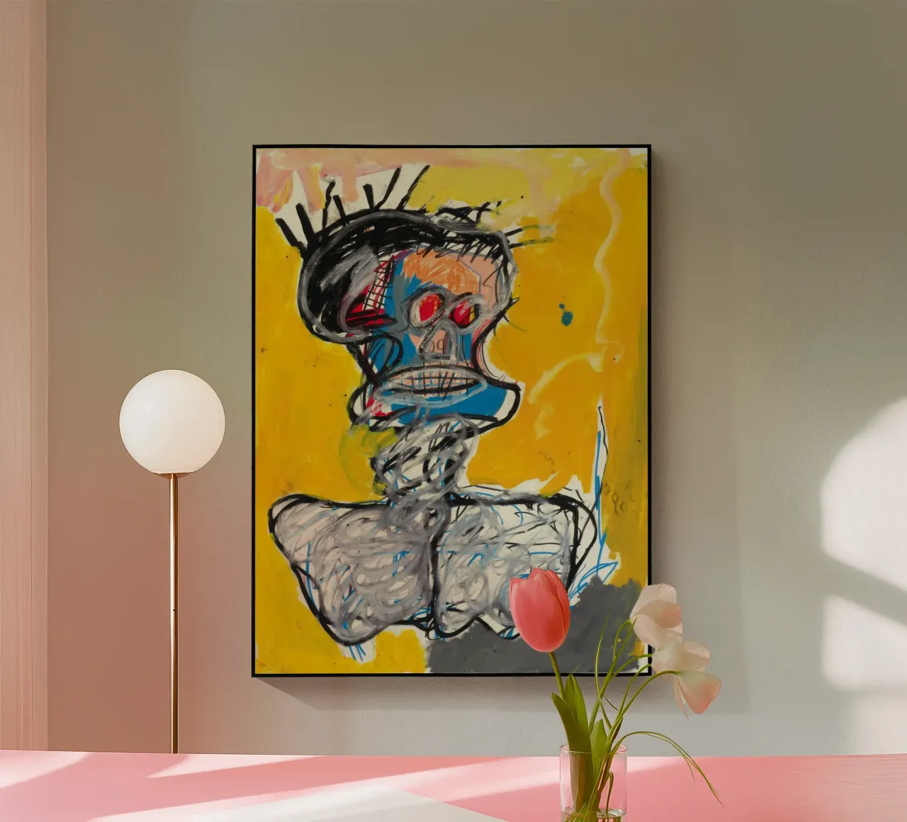 Abstraktes Chaos Acryl-Glas von Kunst und Kontrast