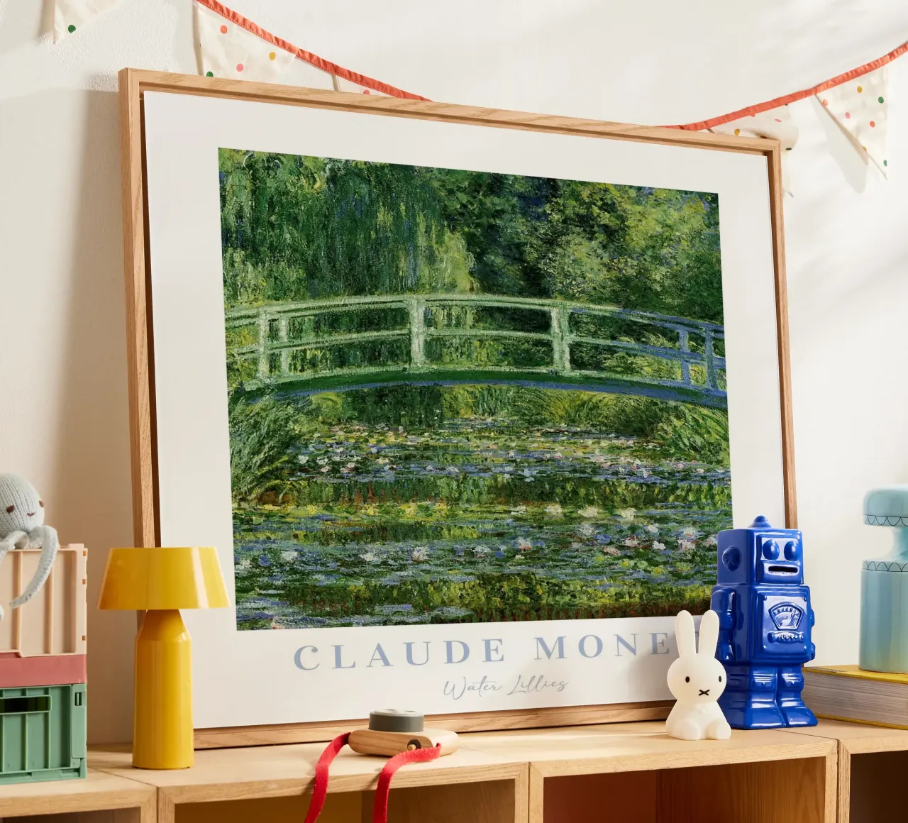 Ninfee Monet, stampa di paesaggio francese, Claude Monet plexiglass da ArtHaus