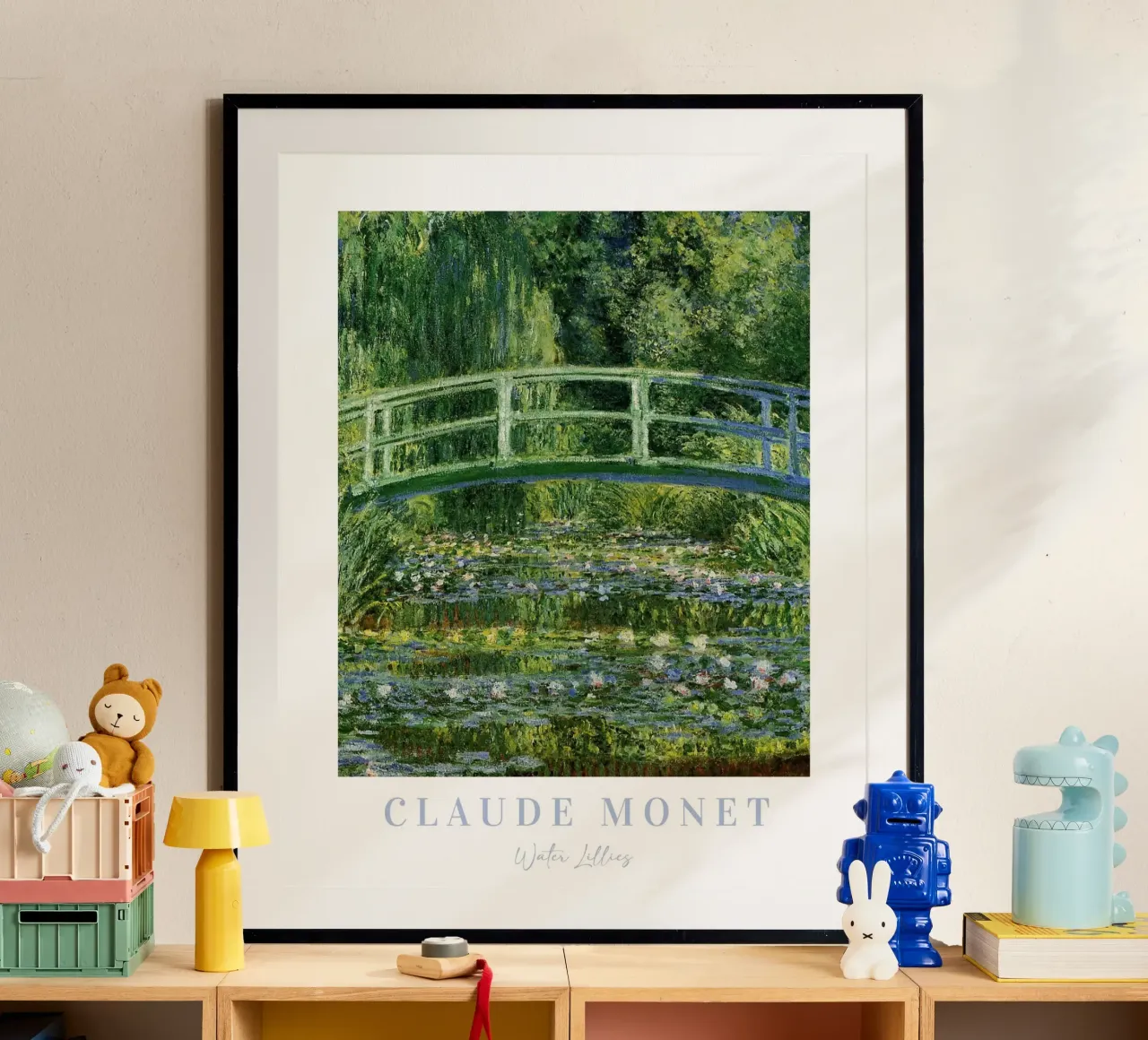 Ninfee Monet, stampa di paesaggio francese, Claude Monet carta hahnemühle da ArtHaus