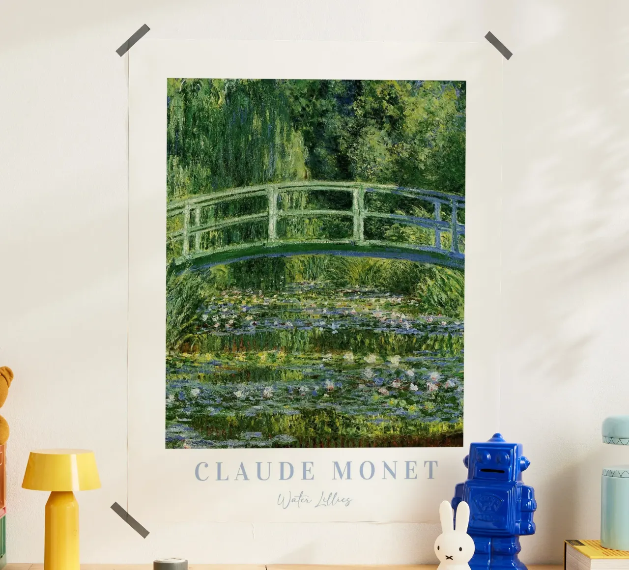 Ninfee Monet, stampa di paesaggio francese, Claude Monet carta hahnemühle da ArtHaus