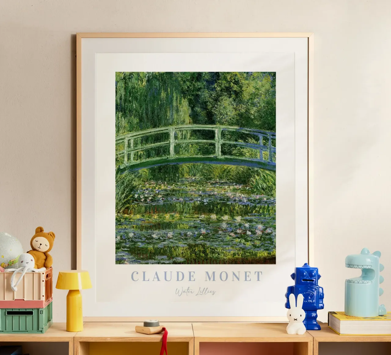 Ninfee Monet, stampa di paesaggio francese, Claude Monet carta hahnemühle da ArtHaus