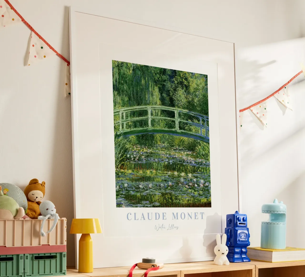 Ninfee Monet, stampa di paesaggio francese, Claude Monet carta hahnemühle da ArtHaus