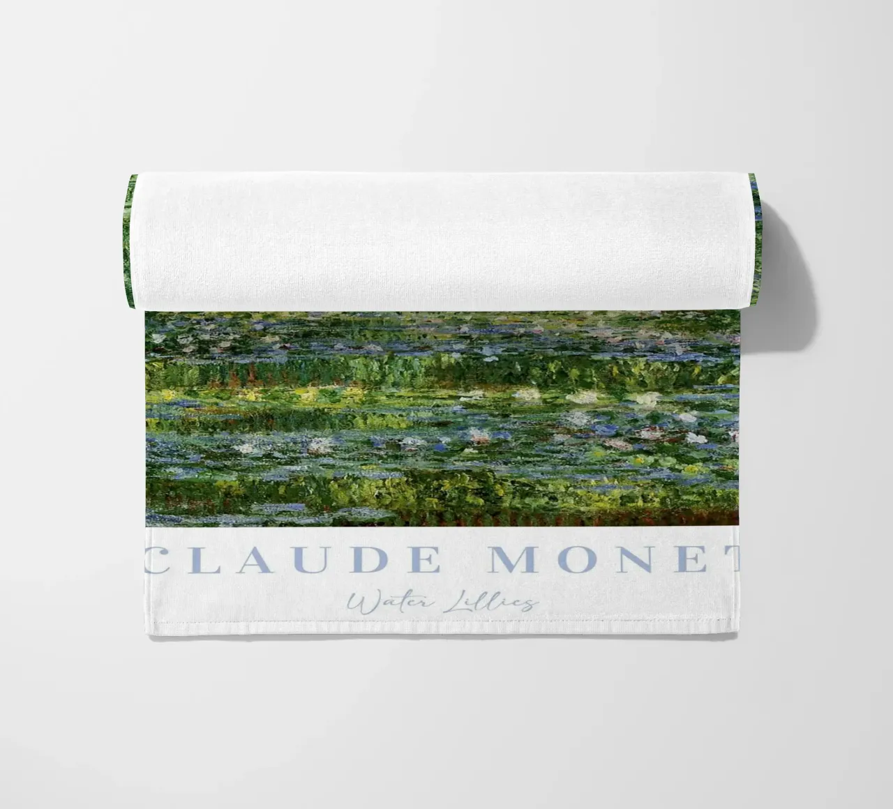 Ninfee Monet, stampa di paesaggio francese, Claude Monet telo mare da ArtHaus