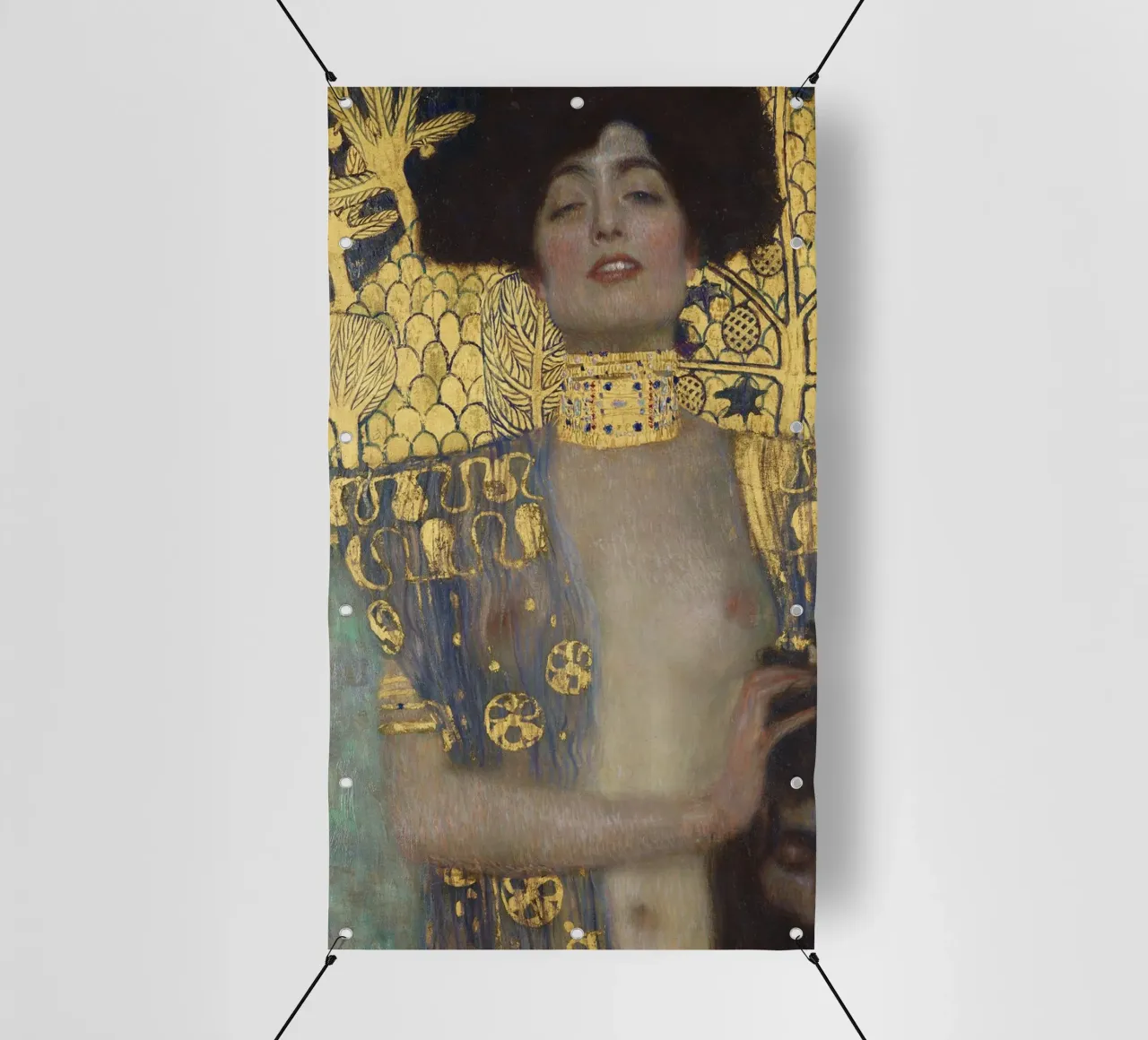 Gustav Klimt - Giuditta I telo in pvc da Timeless Artworks