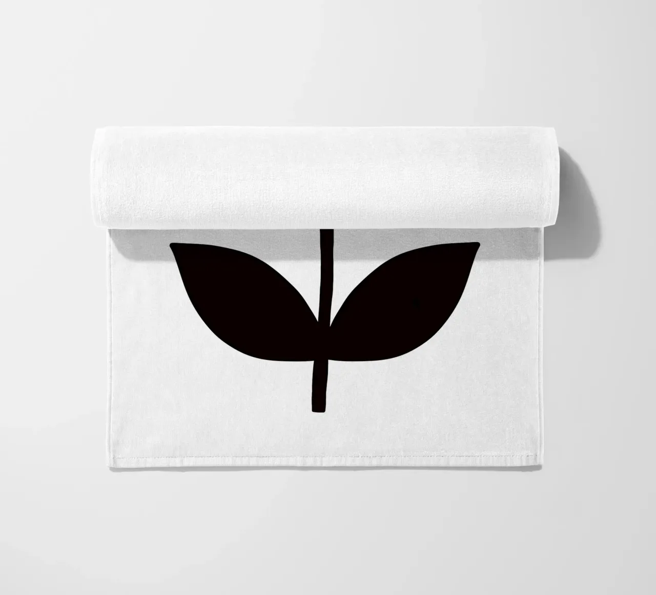 Tulip Line Art Linienzeichnung - Mid Century telo mare da BAINAI