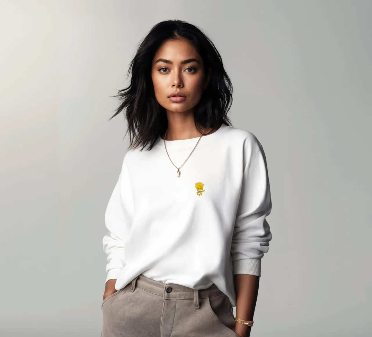 Yellow Vision sweatshirt by Kunst und Kontrast