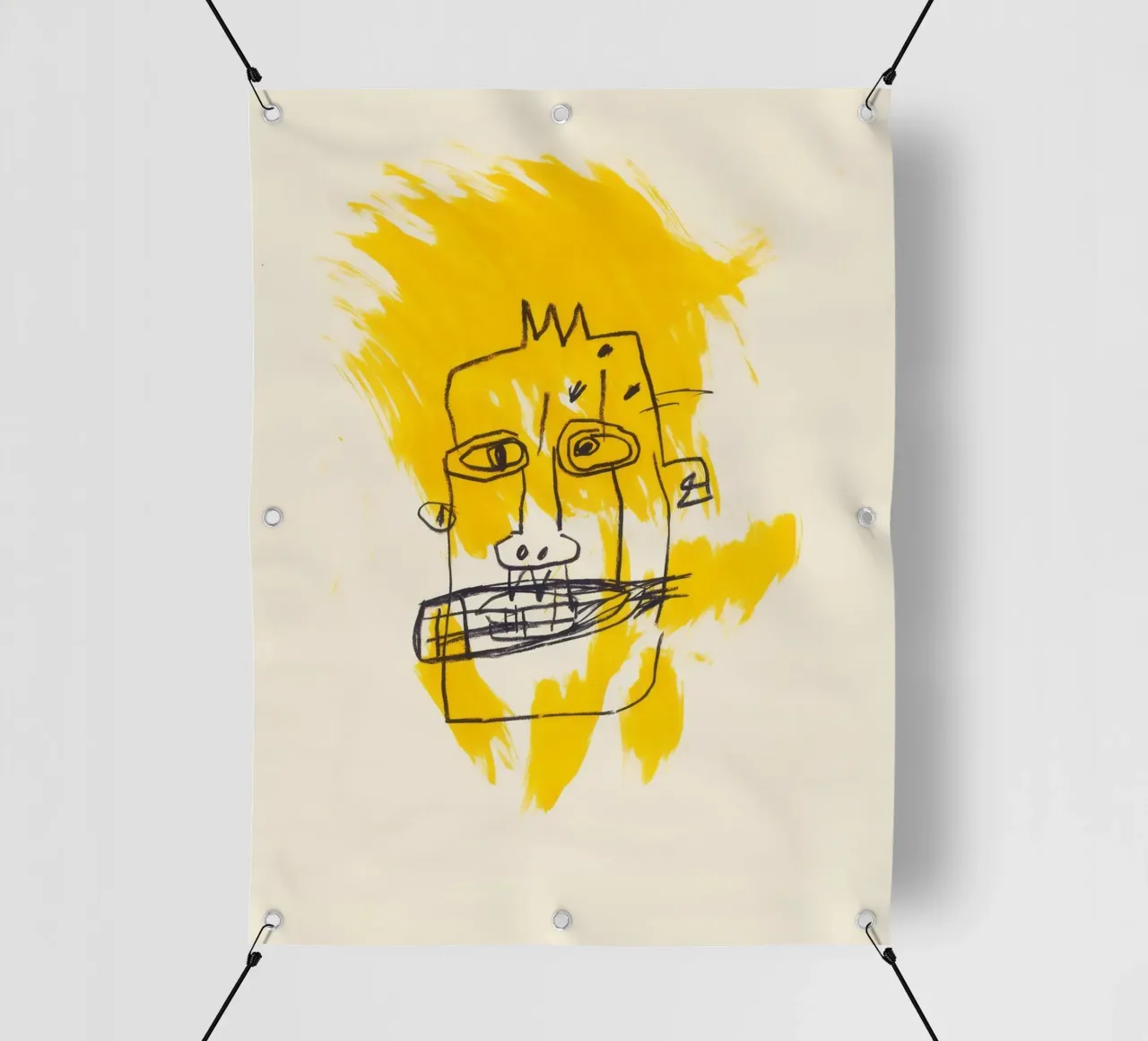 Visione gialla telo in pvc da Kunst und Kontrast