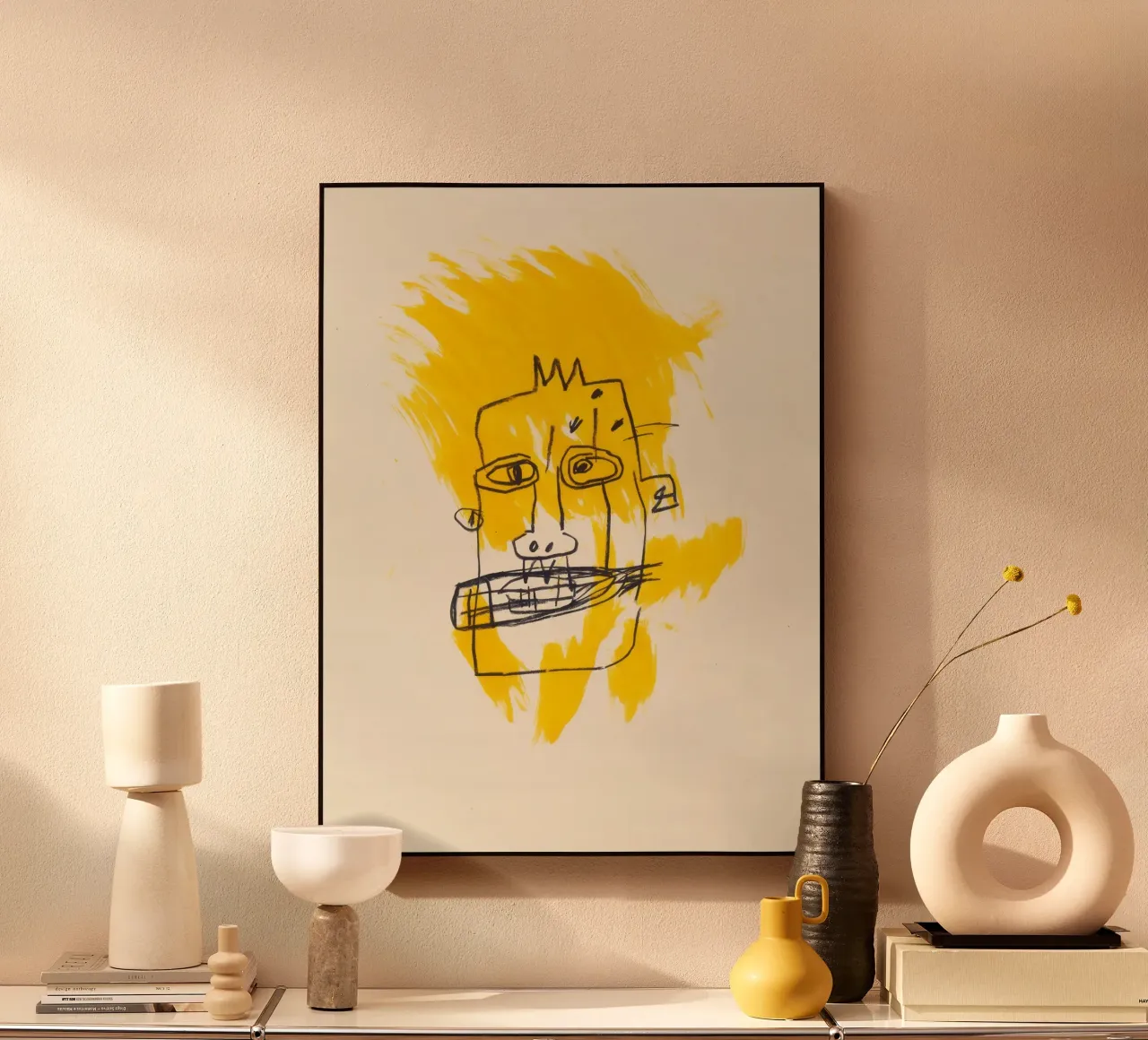 Visione gialla plexiglass da Kunst und Kontrast