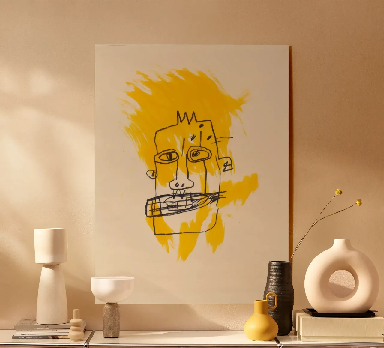 Visione gialla plexiglass da Kunst und Kontrast