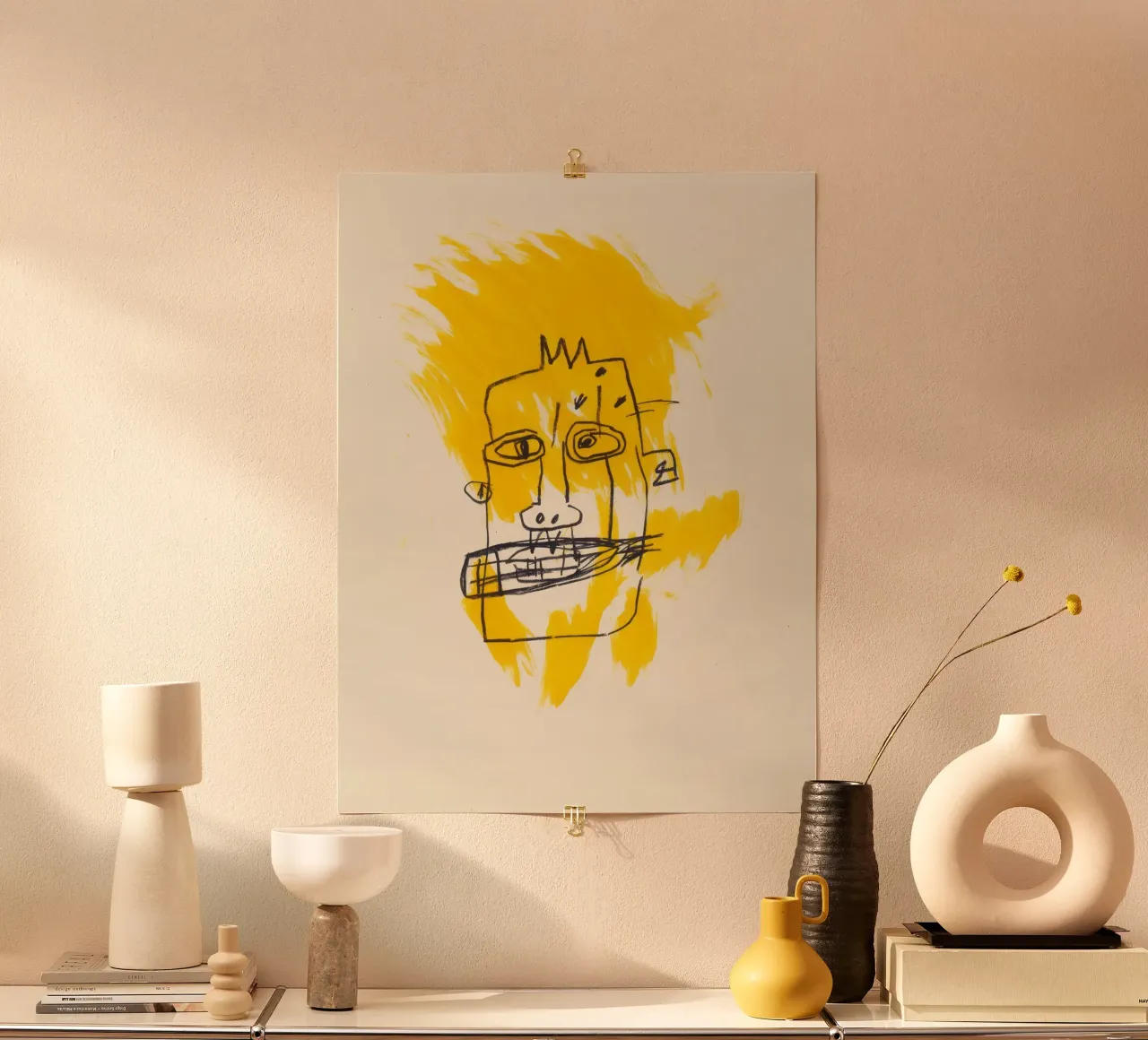 Visione gialla poster da Kunst und Kontrast