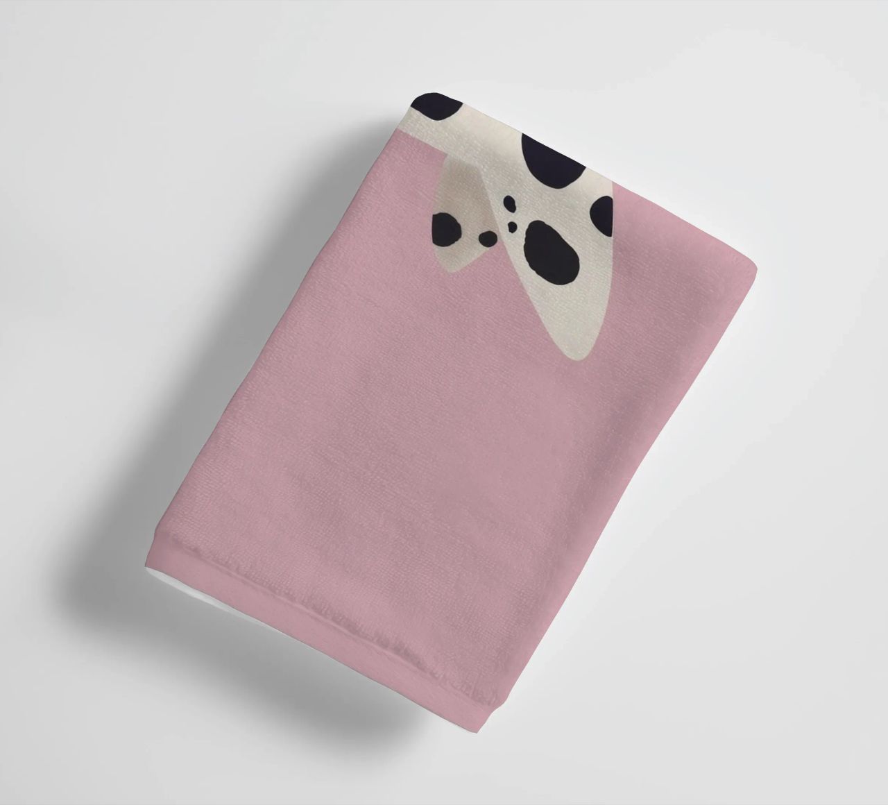 Nursery Print for Kids Room, Fun Abstract Dalmatian Poster towel by Little Lola