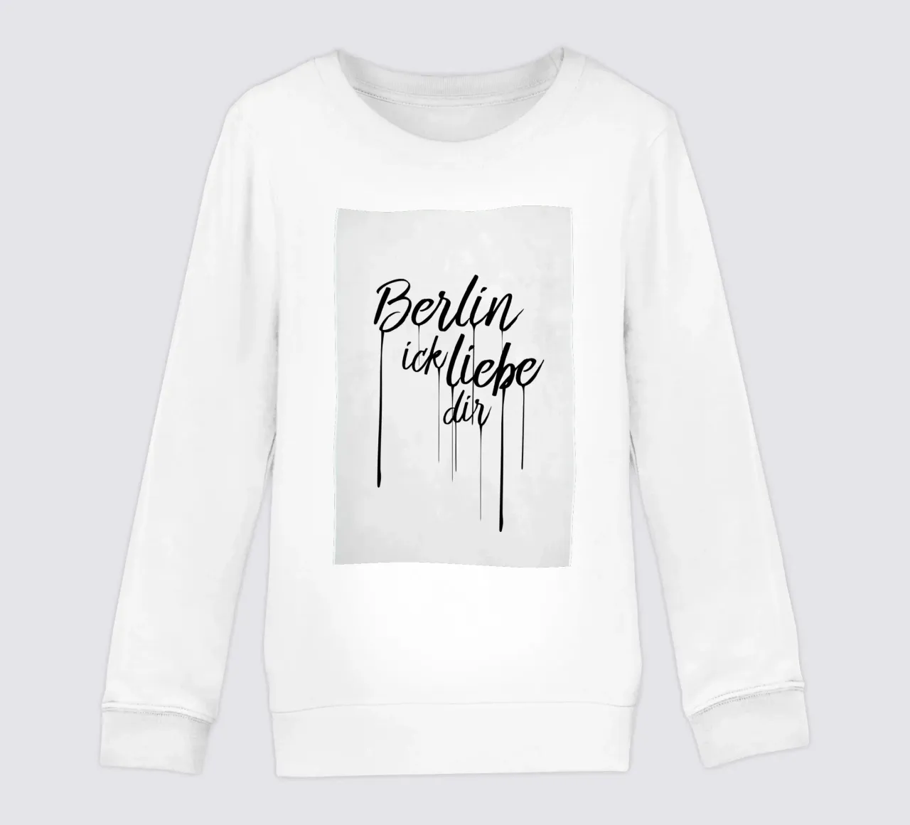 Berlin ick liebe dir kids sweatshirt by Amy & Kurt