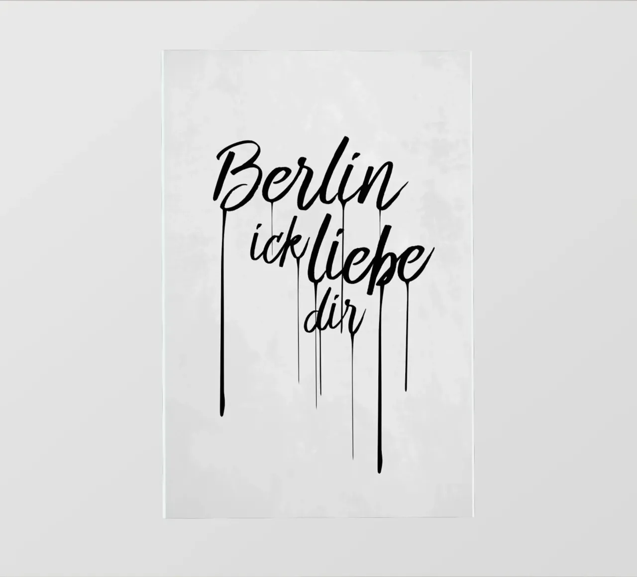 Berlin ick liebe dir telo in pvc da Amy & Kurt