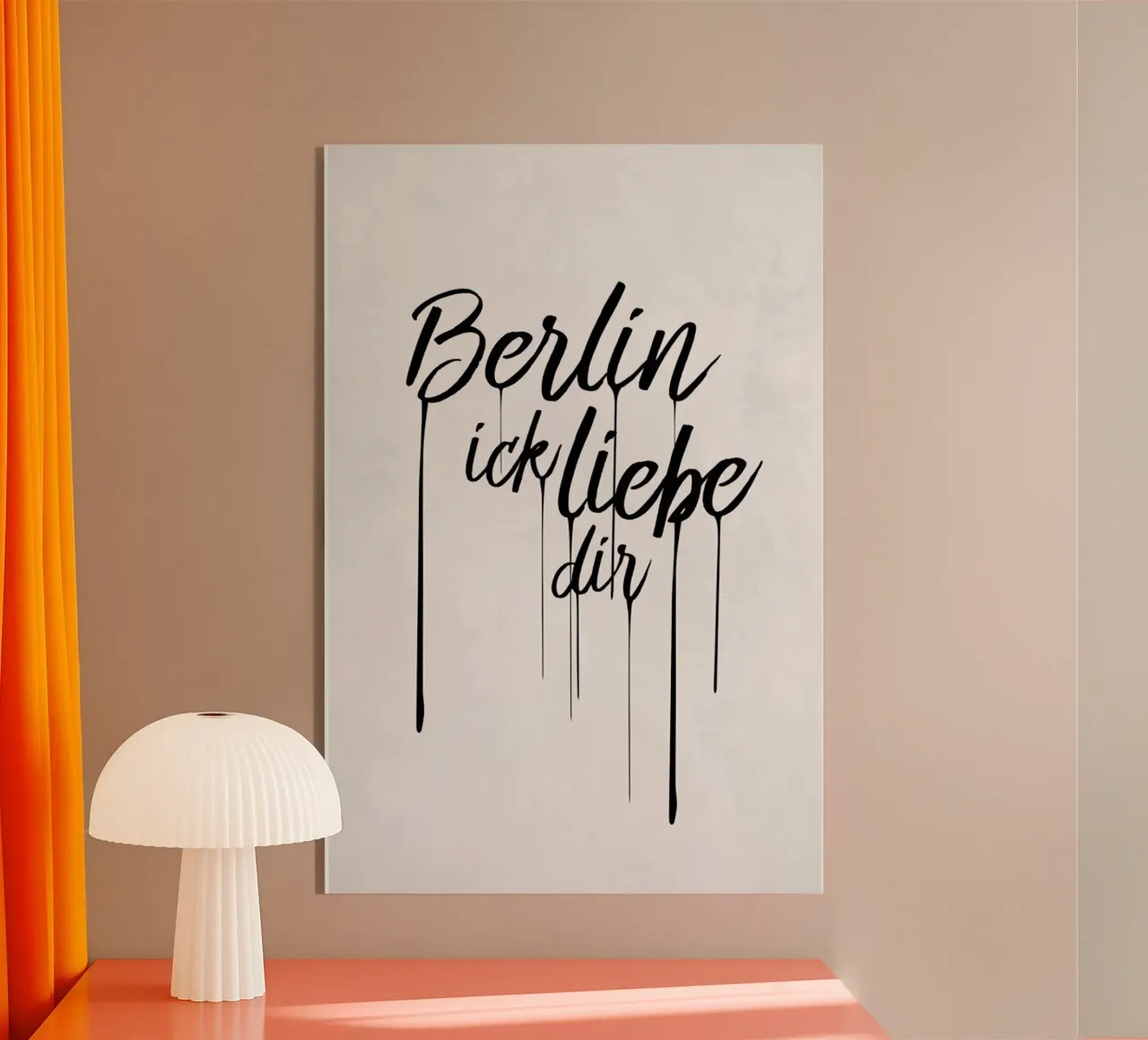 Berlin ick liebe dir plexiglass da Amy & Kurt