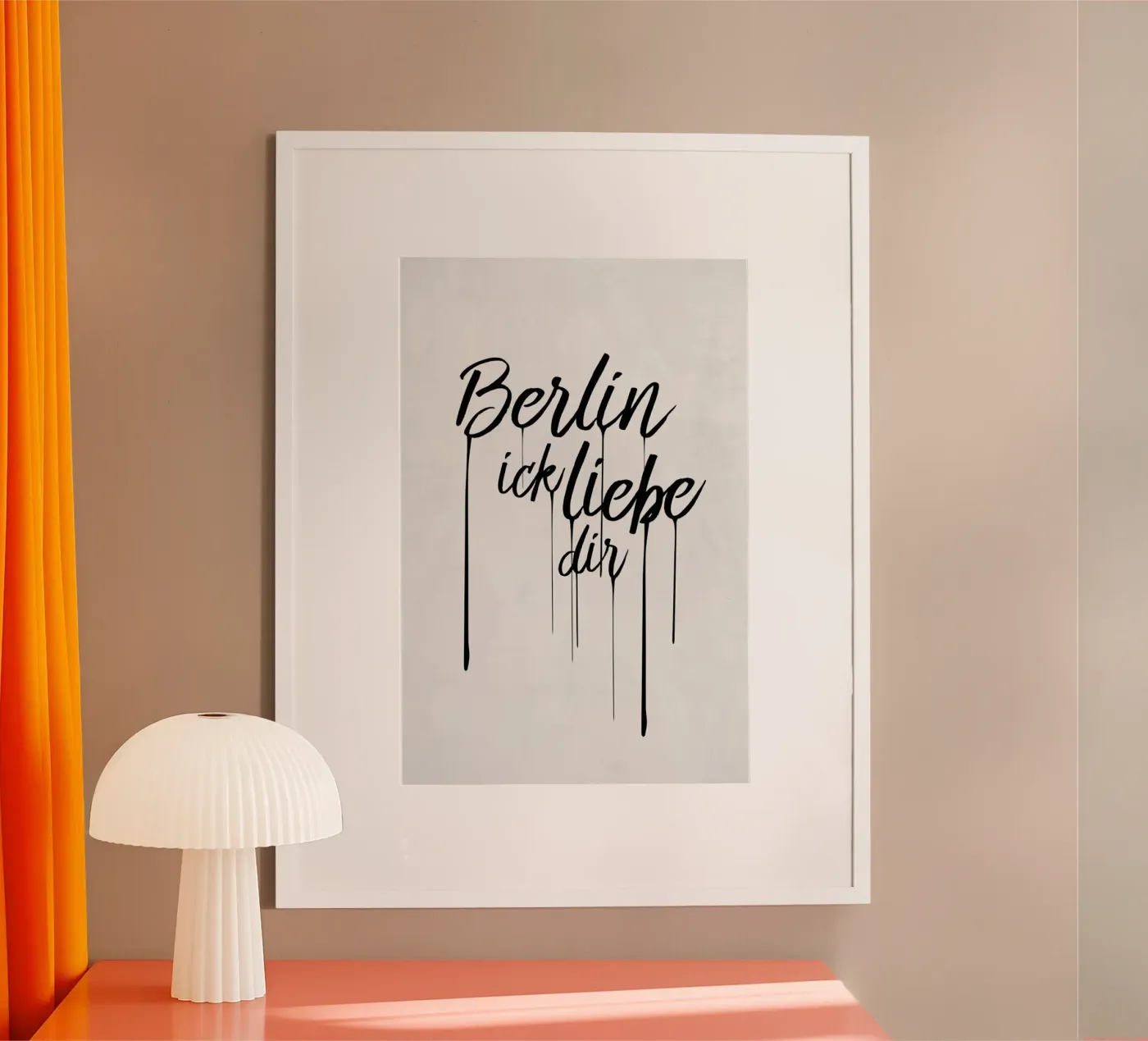 Berlin ick liebe dir poster da Amy & Kurt