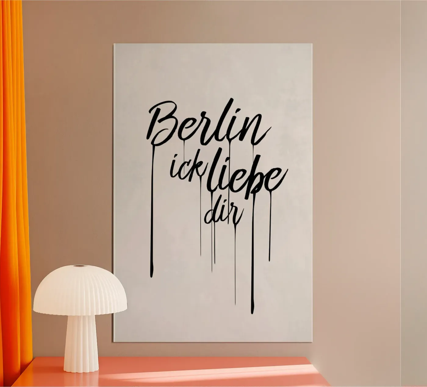 Berlin ick liebe dir poster da Amy & Kurt