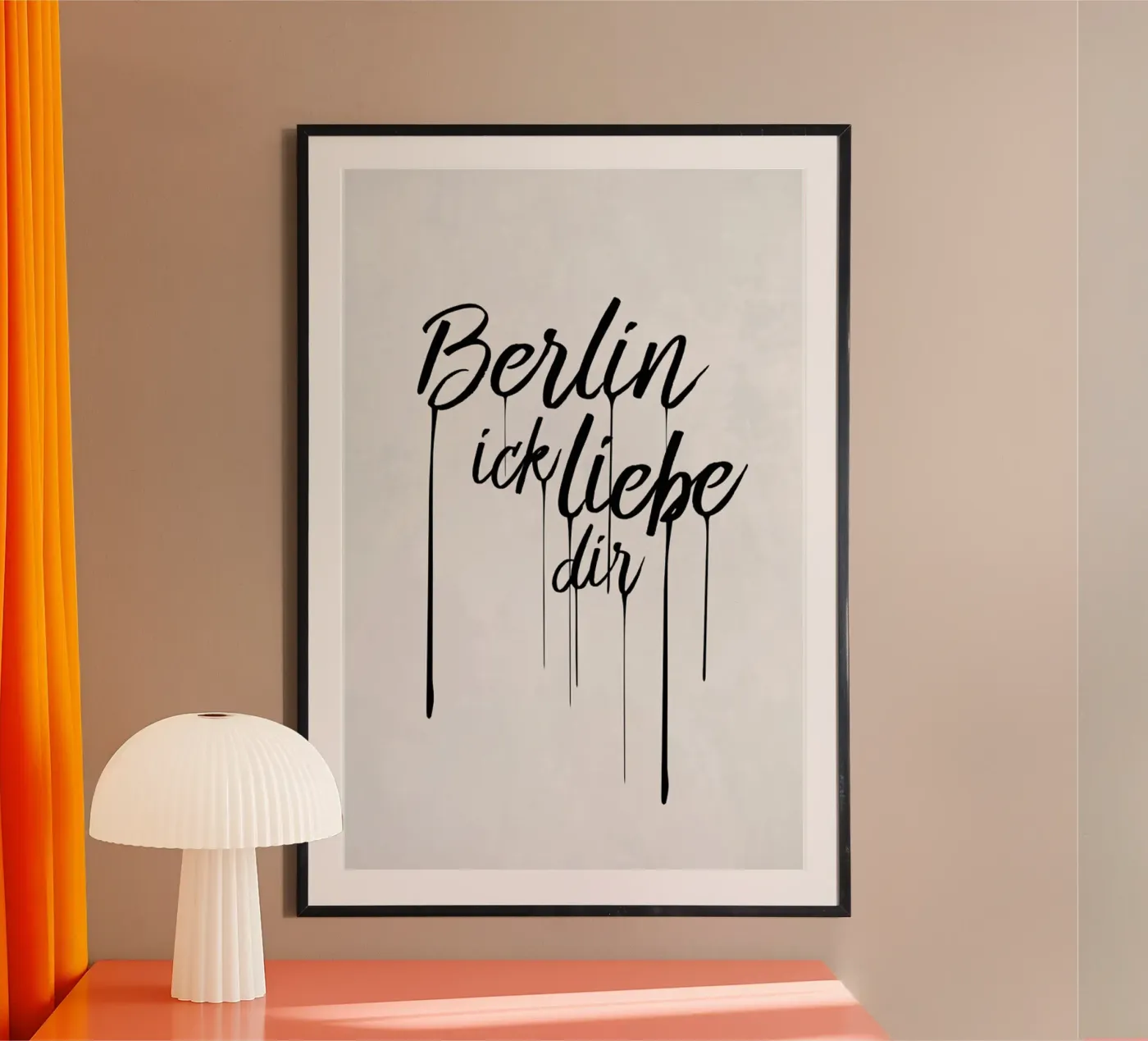 Berlin ick liebe dir poster da Amy & Kurt