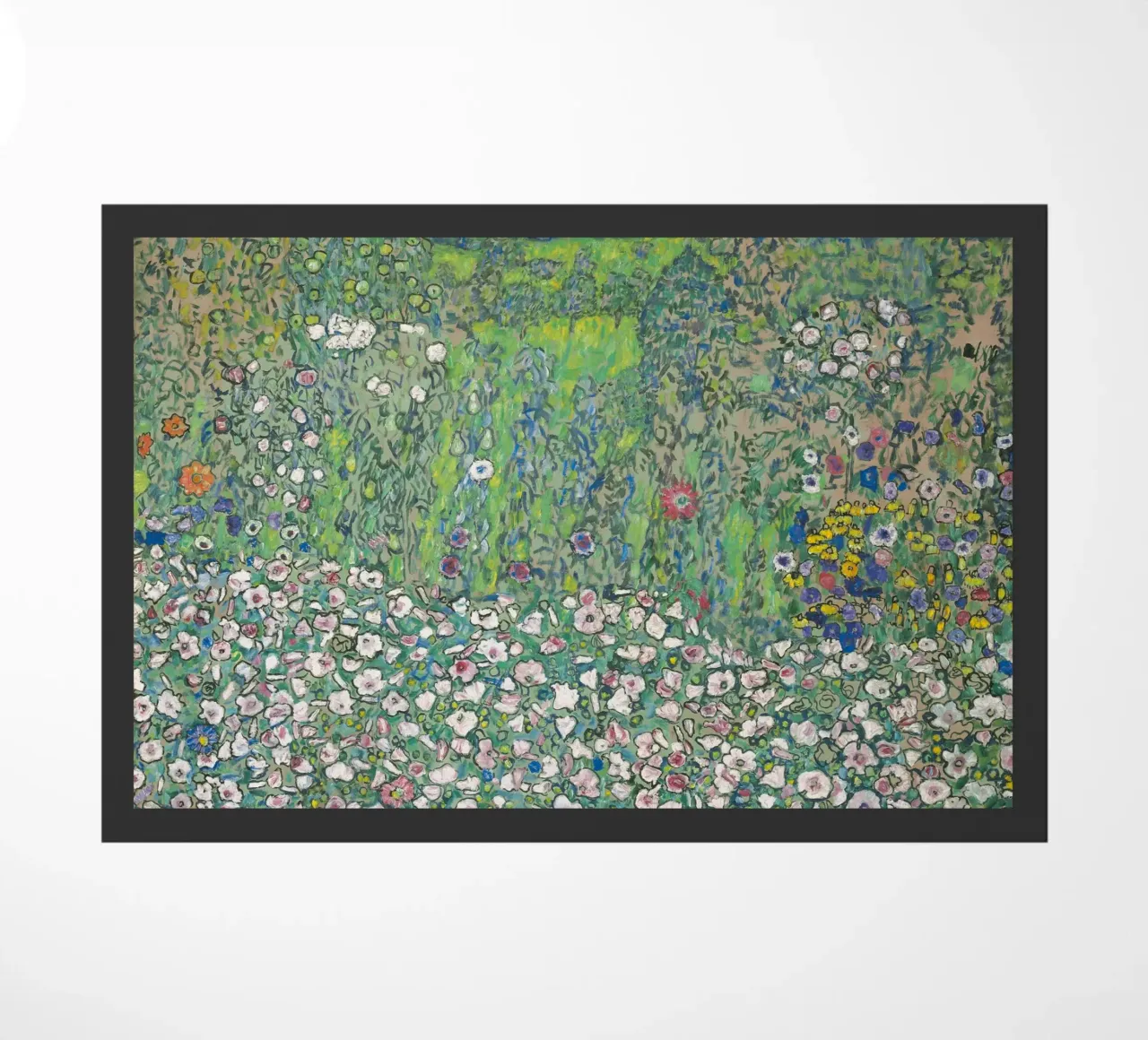 Gustav Klimt - Paesaggio orticolo con cima di collina zerbino da Timeless Artworks