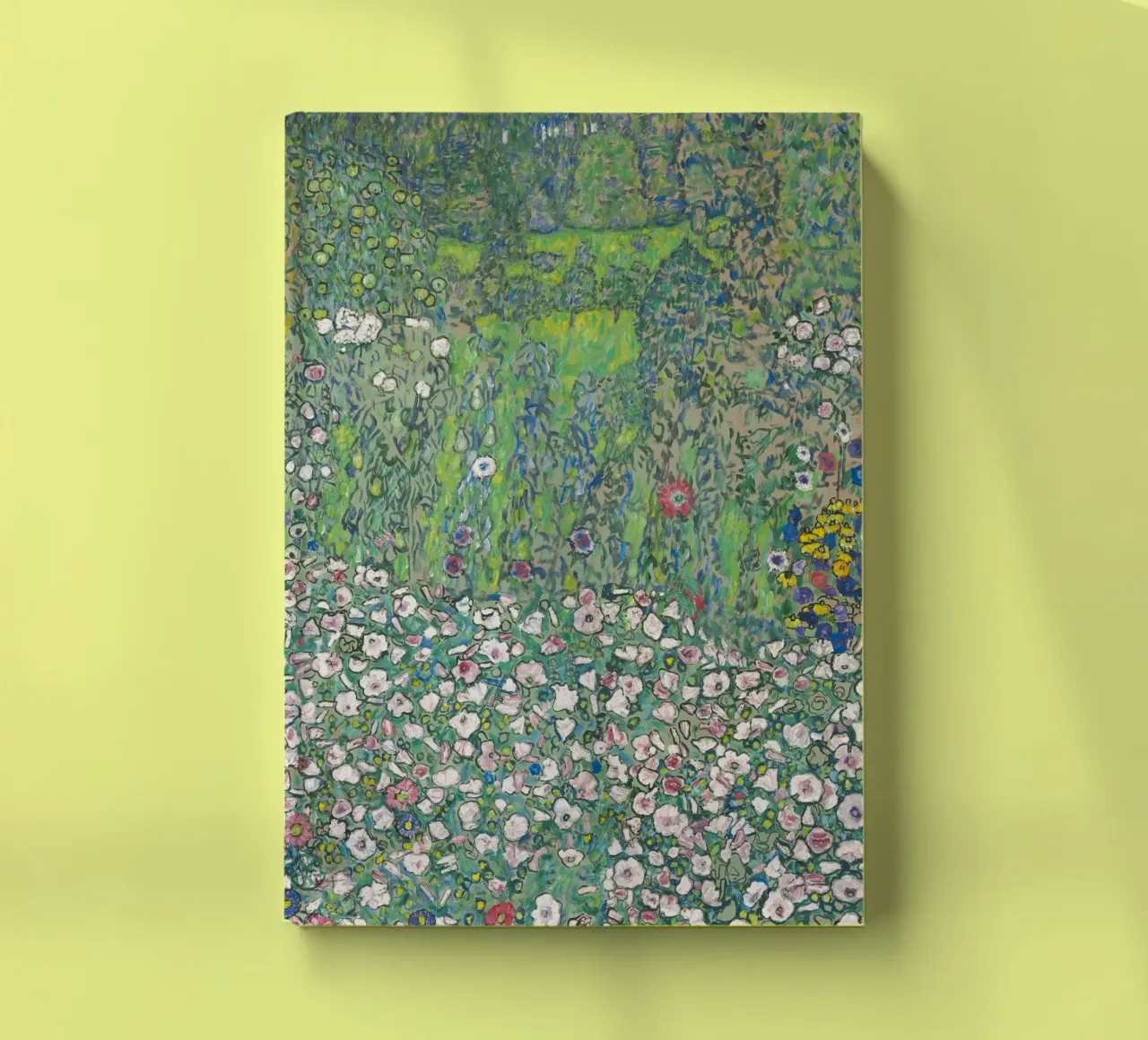 Gustav Klimt - Horticultural Landscape with hilltop notebook by Timeless Artworks