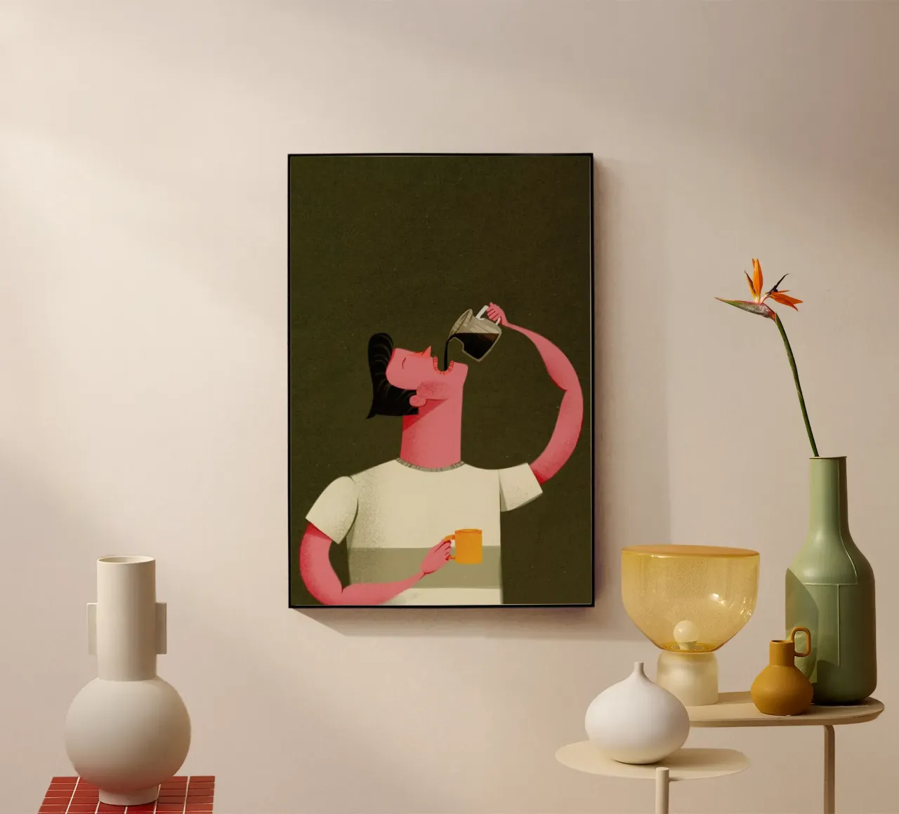 Coffee Drinker plexiglass da Caio Beltrão