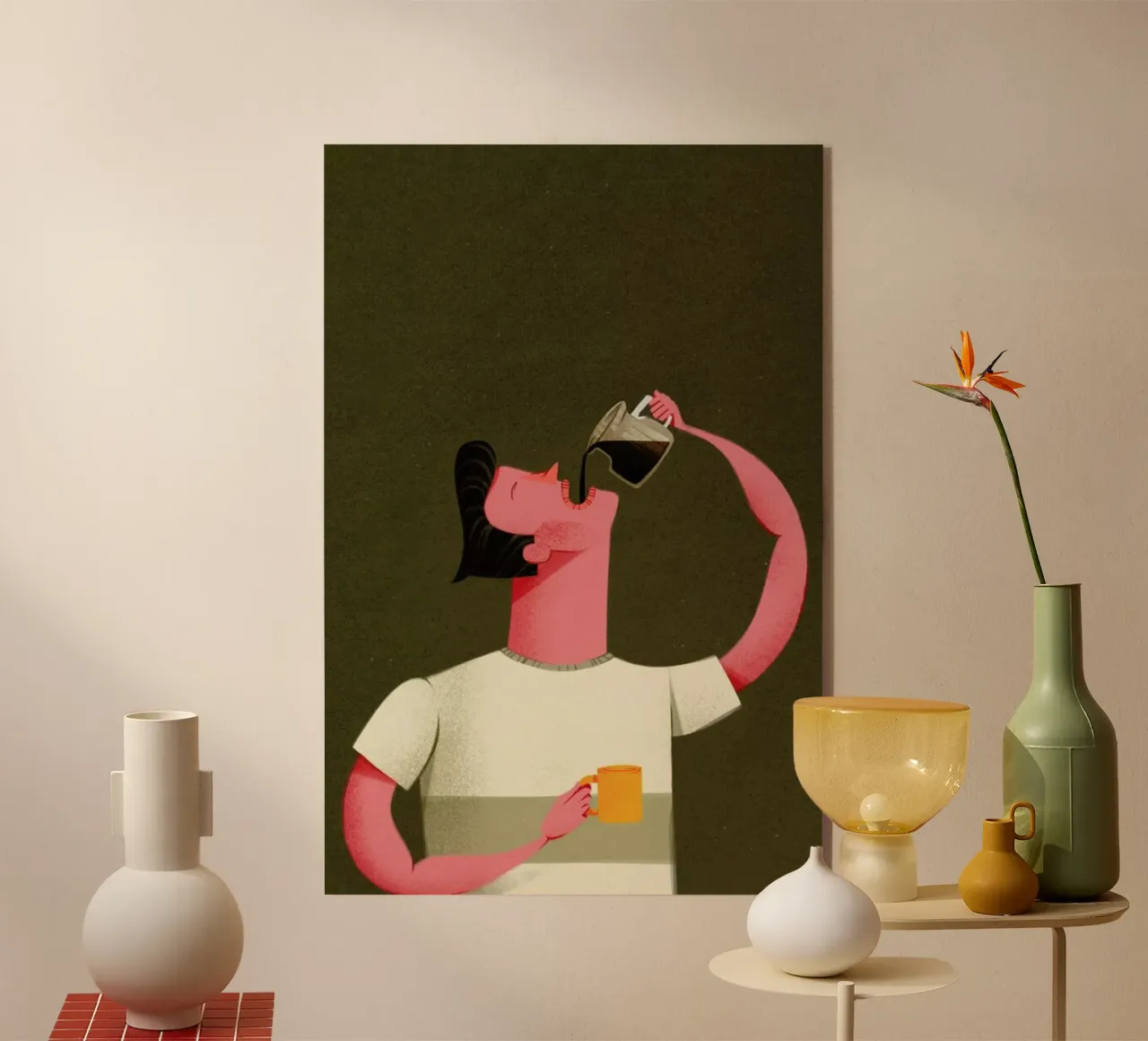 Coffee Drinker plexiglass da Caio Beltrão