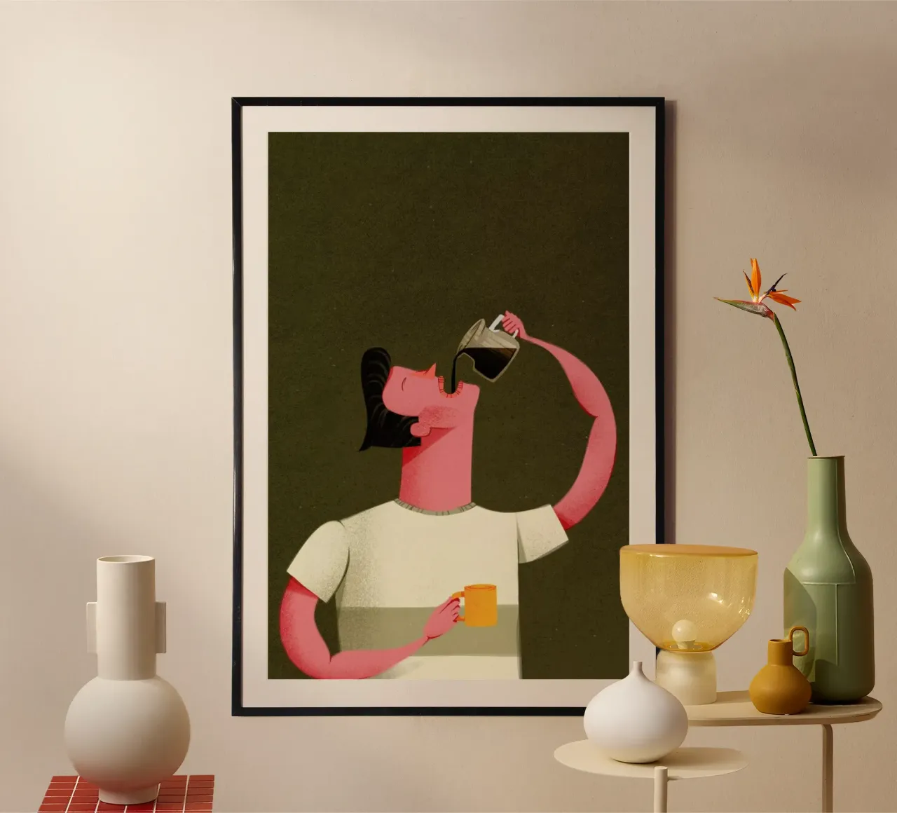 Coffee Drinker poster da Caio Beltrão