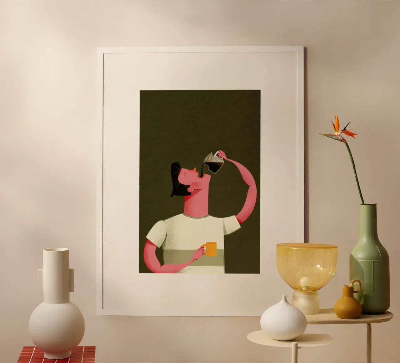 Coffee Drinker poster da Caio Beltrão