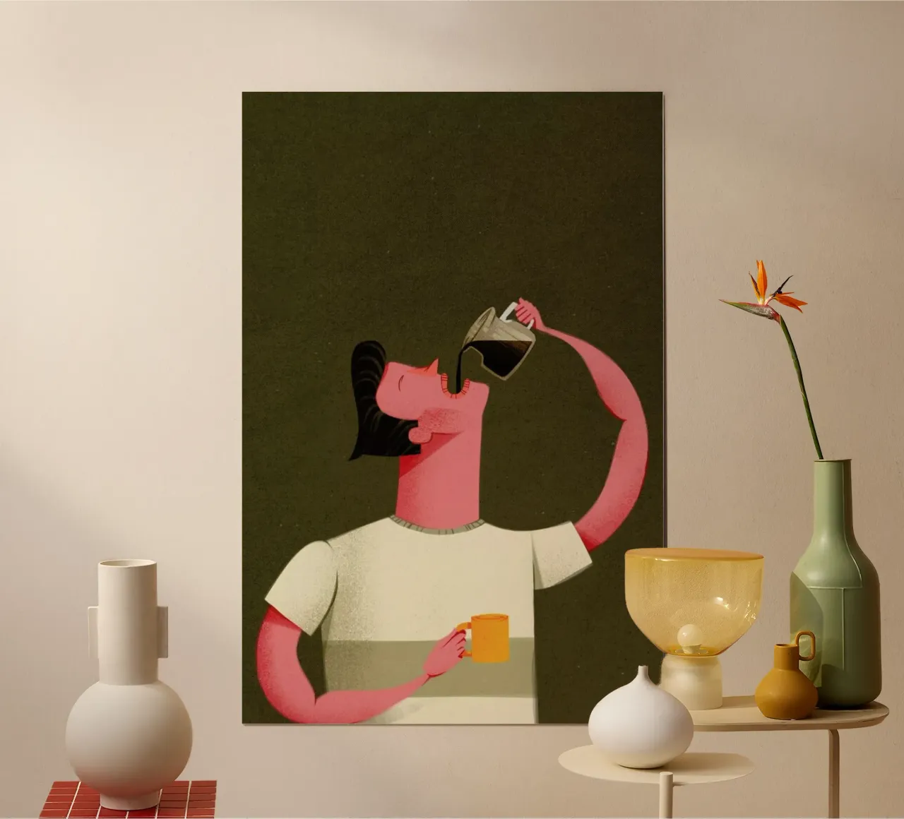 Coffee Drinker poster da Caio Beltrão