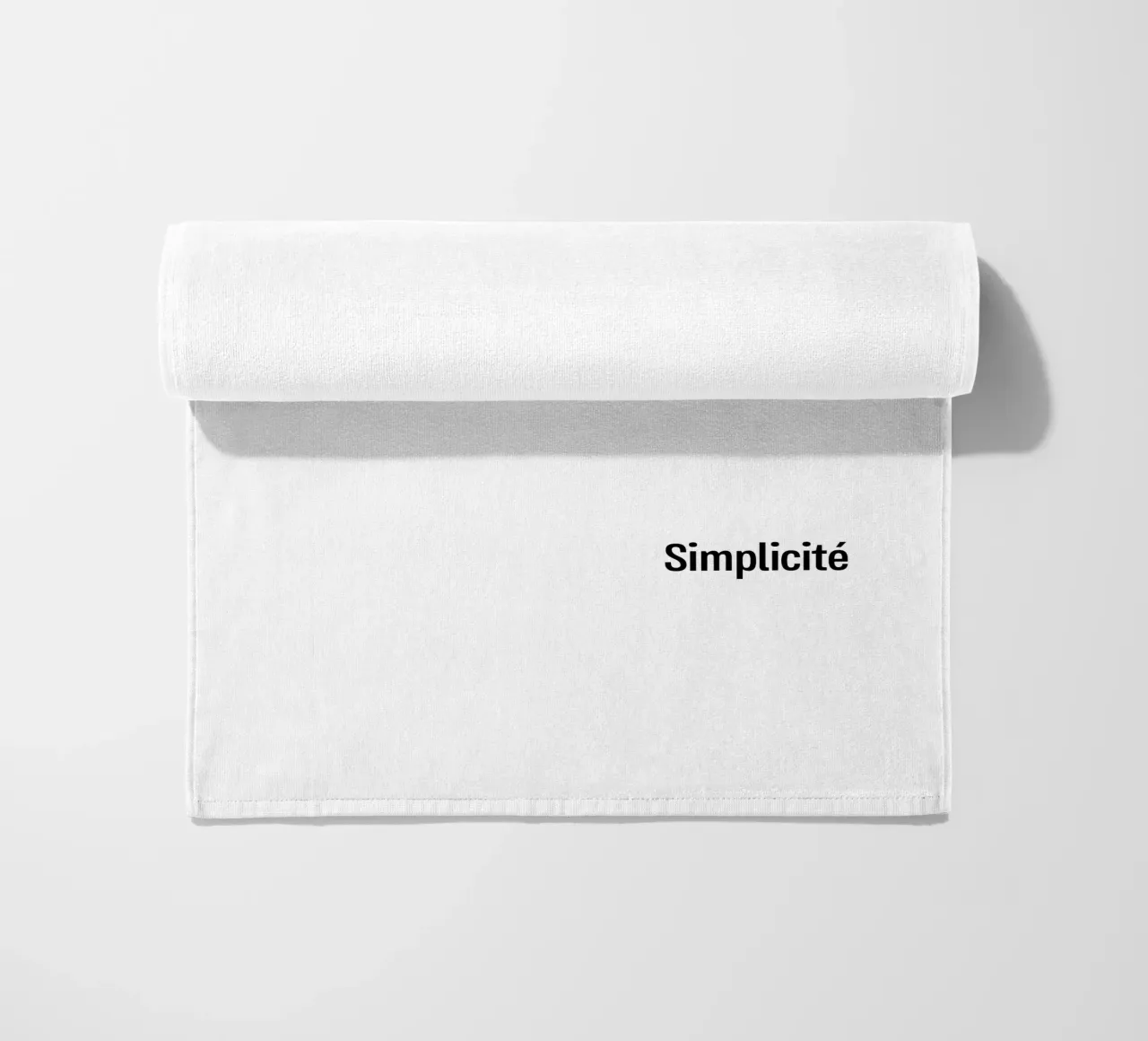 Liberte Authenticite Simplicite telo mare da YV TYPOGRAPHY