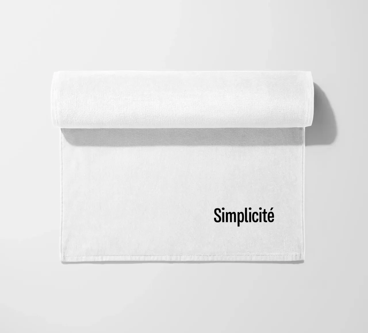 Liberte Authenticite Simplicite telo mare da YV TYPOGRAPHY