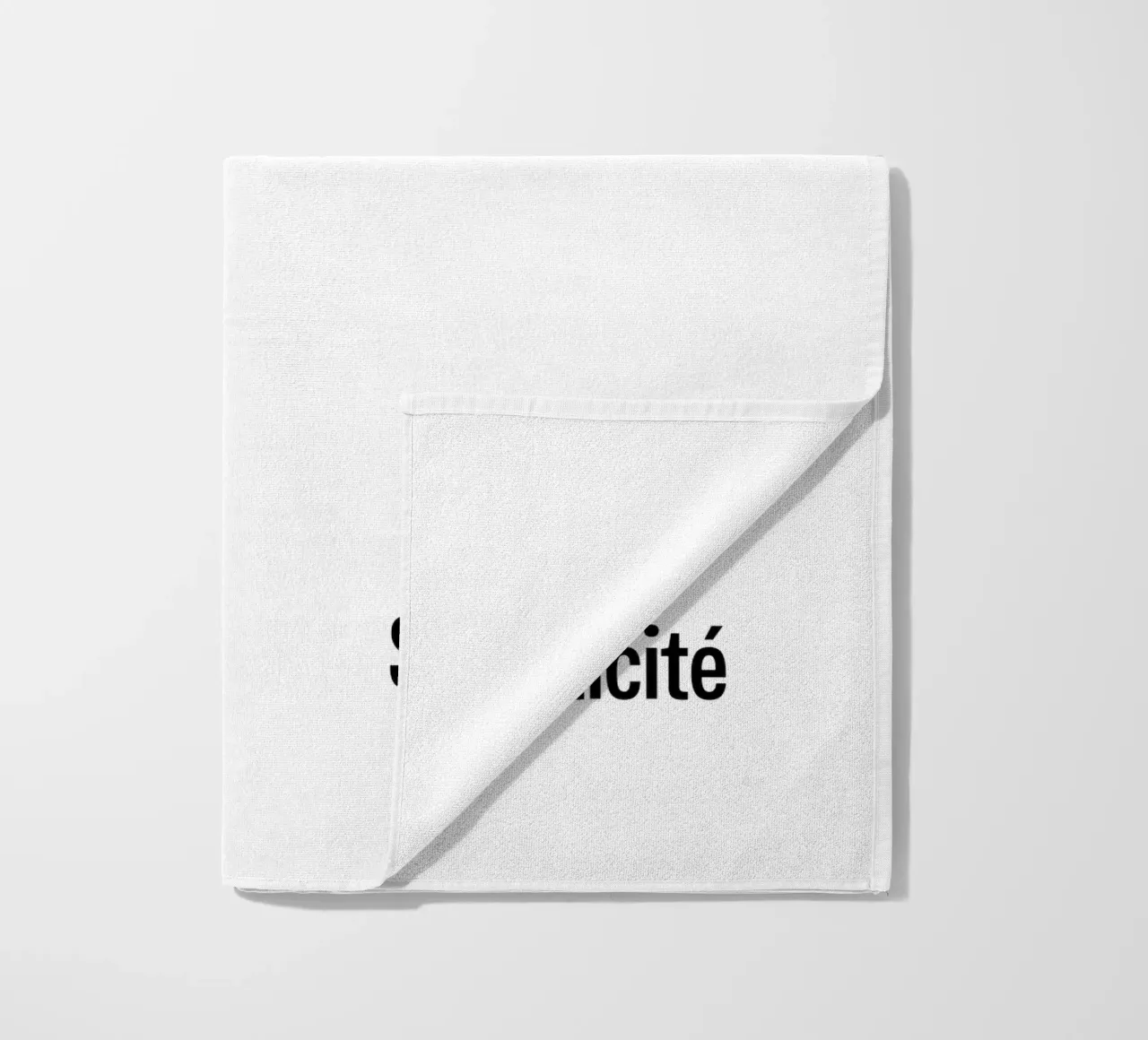 Liberte Authenticite Simplicite telo mare da YV TYPOGRAPHY