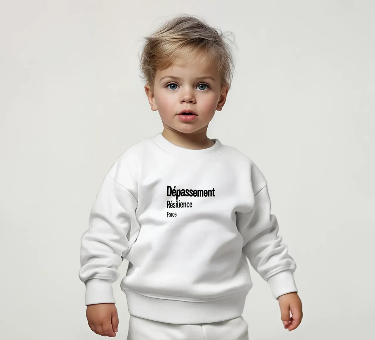 Depassement Resilience Force Baby Sweatshirt von YV TYPOGRAPHY