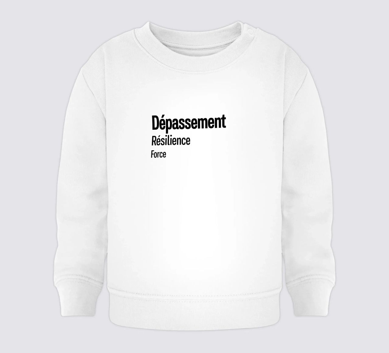 Forza di resilienza per la depressione felpa neonato da YV TYPOGRAPHY