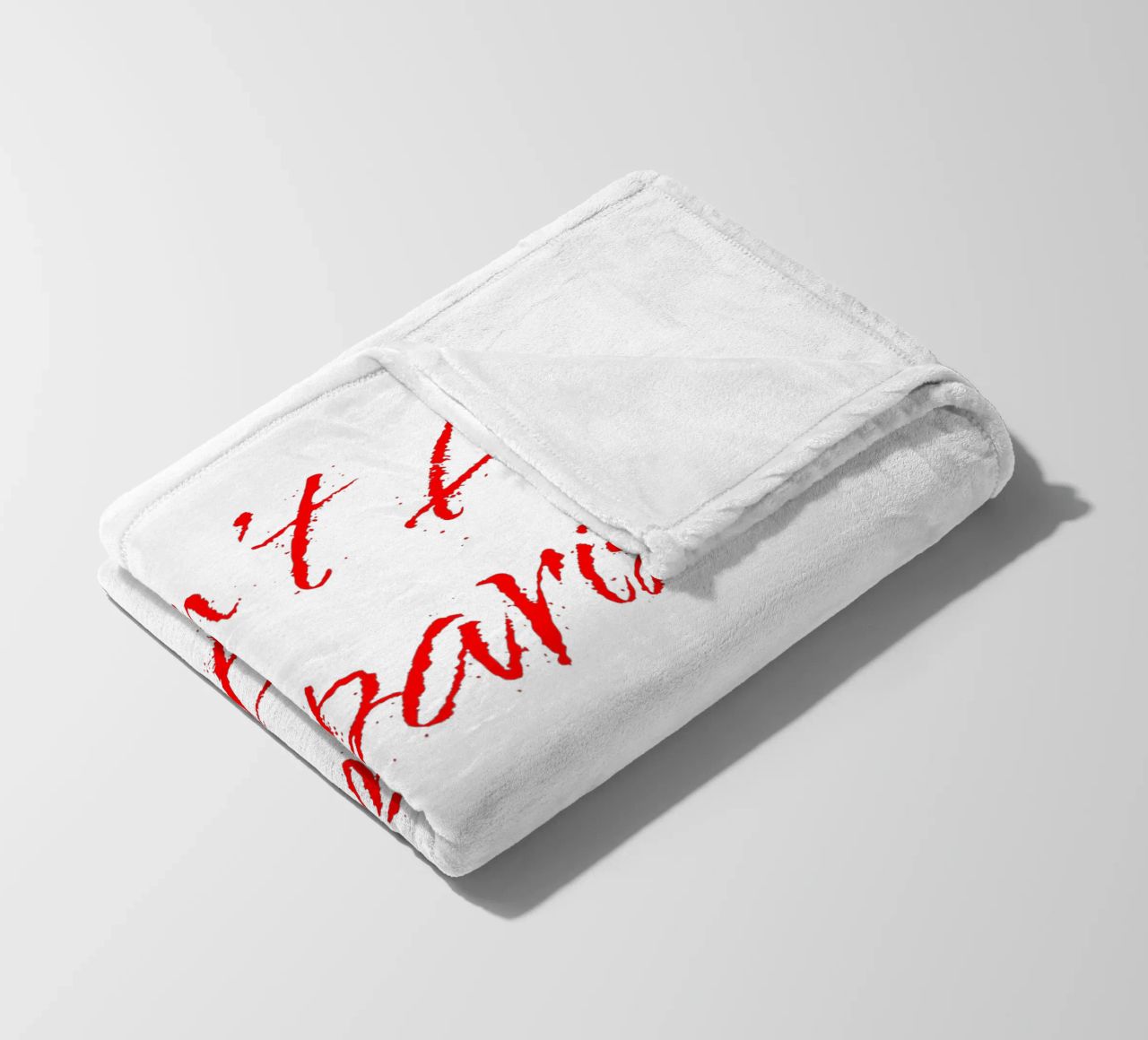 Don't Let Comparison Steal Your Joy - Red Text coperta in pile da FABOArt