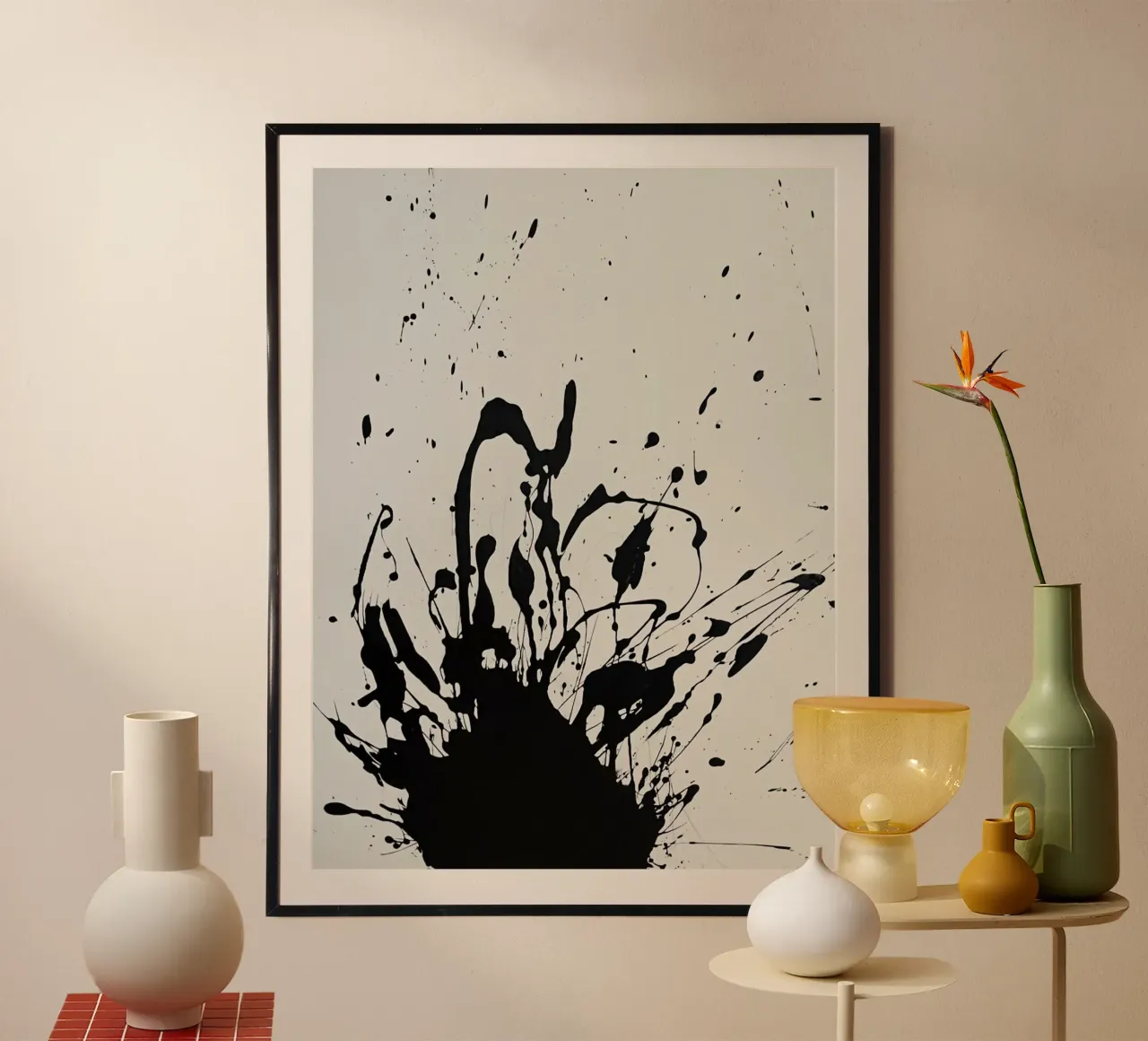 Il ballo poster con telaio in alluminio da rebeccaannemaclean